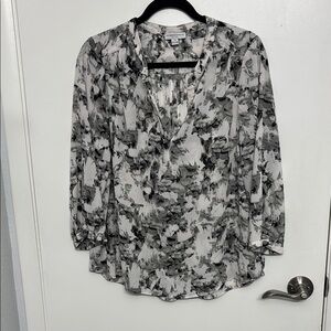 Monochrome 3/4 Sleeve Tunic